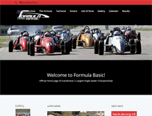 Tablet Screenshot of formulabasic.com